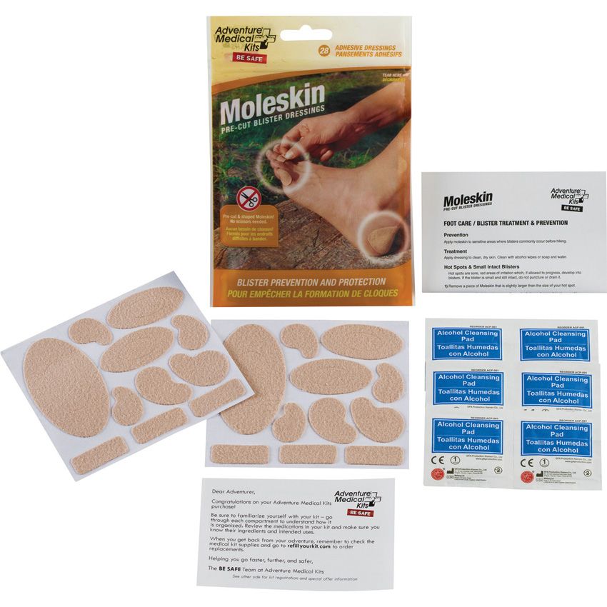 (image for) Adventure Medical Moleskin Pre-Cut and Shaped