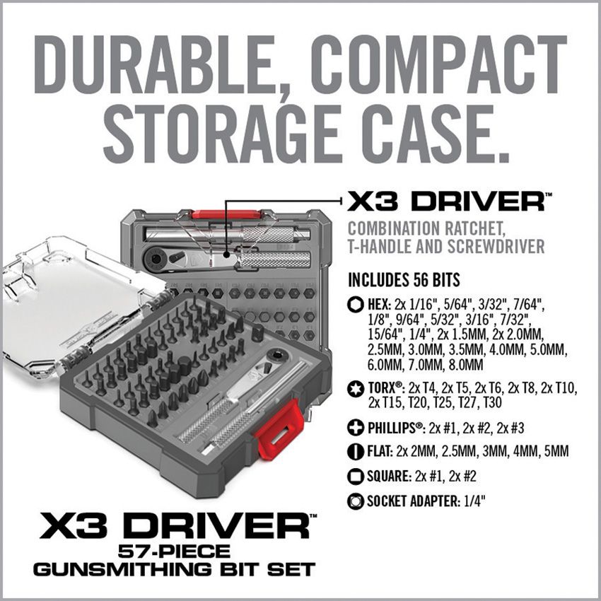 (image for) Real Avid X3 Driver 57-Piece Bit Set