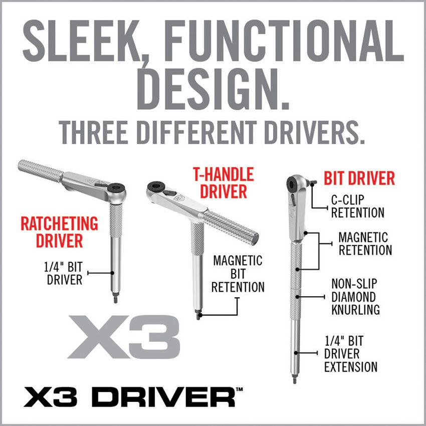 (image for) Real Avid X3 Driver 57-Piece Bit Set