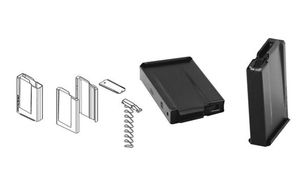 (image for) Accurate Mags AICS Short Action .223 REM Black 5rd DSSF Magazine