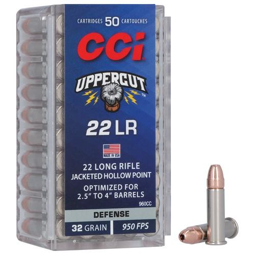 (image for) CCI Uppercut Rimfire Ammunition .22 LR 32gr HP 950 fps 50/ct