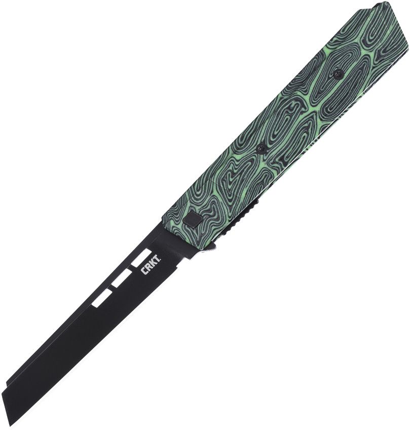 (image for) CRKT Zephyr Liner Lock Black And Green