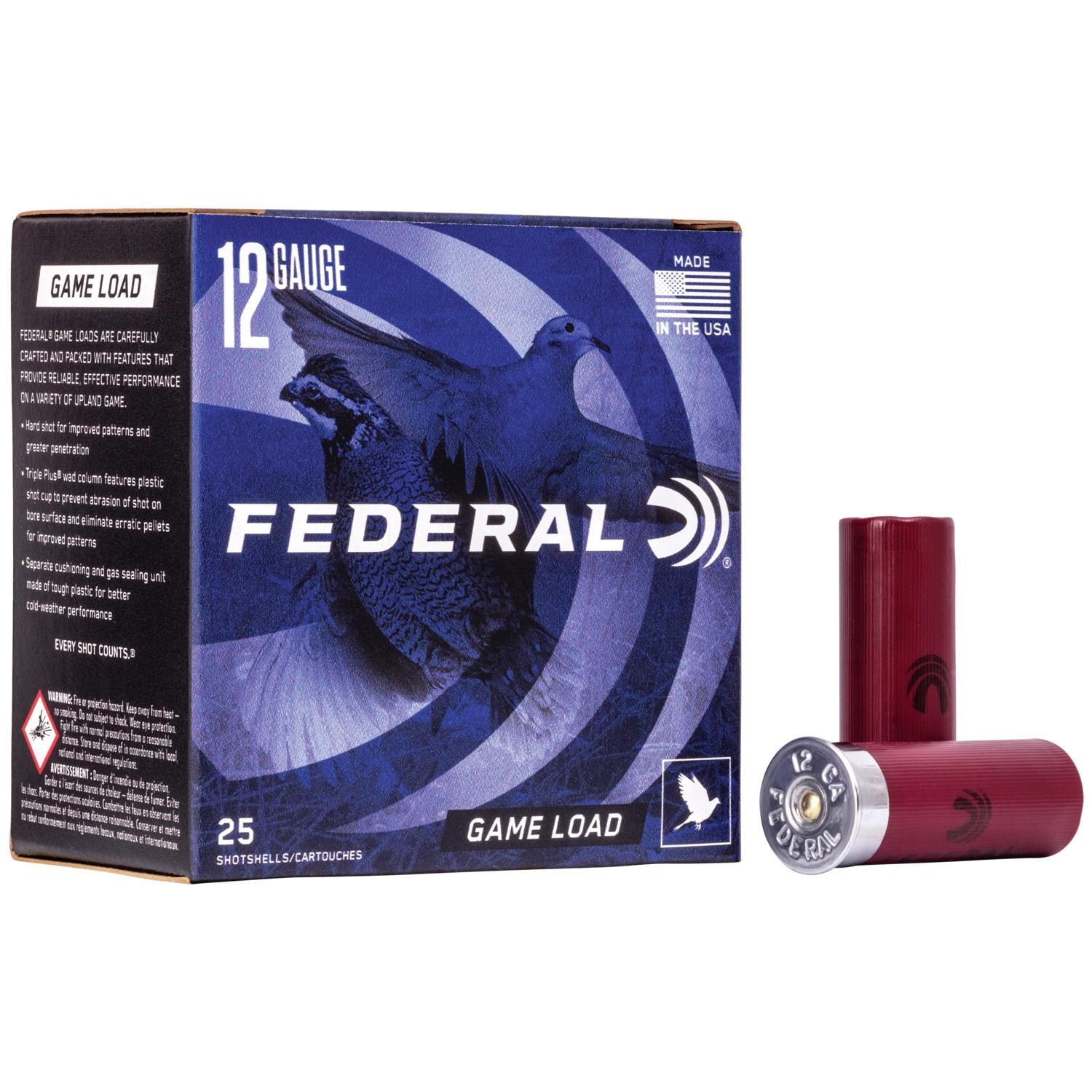 (image for) Federal Game-Shok Upland Game - Game Load - 12ga 2-3/4" 1oz. #7.5-Shot 25/Box