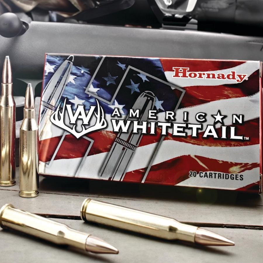(image for) Hornady American Whitetail Rifle Ammunition 6.5 Creedmoor 129 gr. SP 2820 fps 20/ct