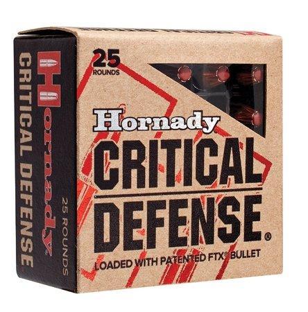 (image for) Hornady Critical Defense Handgun Ammo .380 ACP 90 gr FTX 1000 fps 25/ct