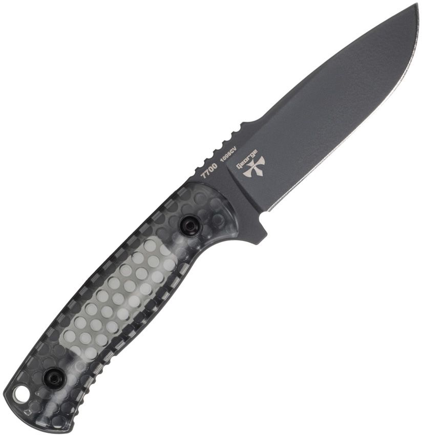 (image for) Ka-Bar George Cool Name Drop Point Black/Smoke