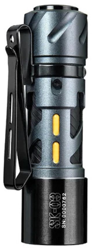 (image for) LOOP GEAR SK03 Aluminum Grey LED Flashlight 1000Lumens 120 Meters