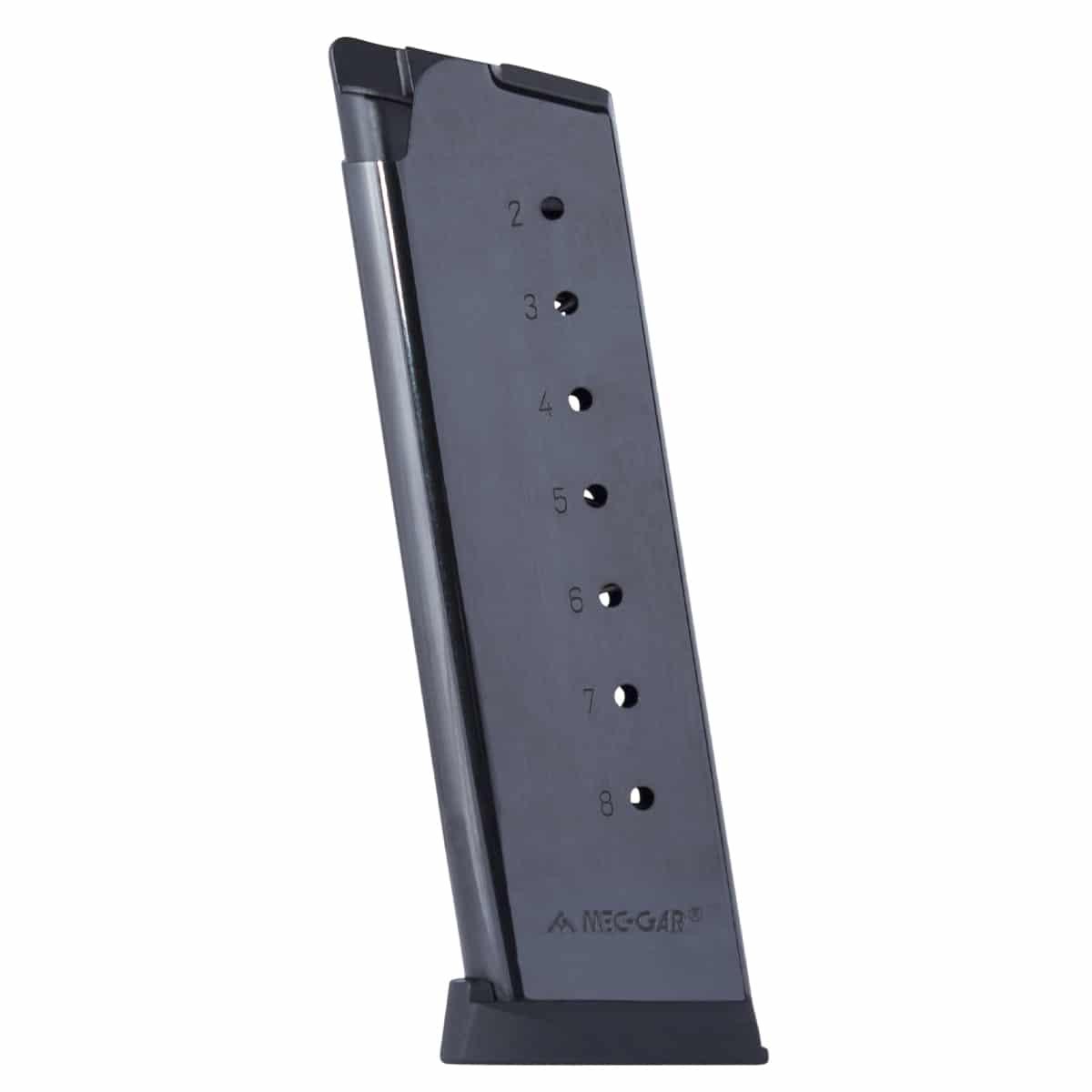 (image for) MEC-GAR 1911 Full Size Blued Magazine .45 ACP Nickel 8/rd