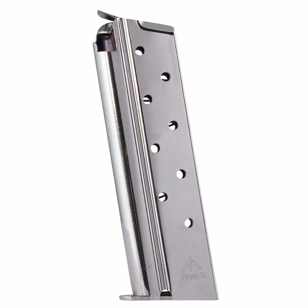 (image for) Mec-Gar 1911 Govt Handgun Magazine .38 Super HT Nickel 9/rd