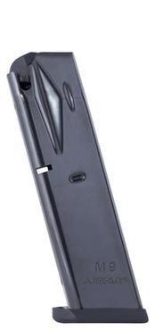 (image for) Mec-Gar Beretta 92FS M9 Magazine 9mm Flush Fit Blued 10/rd