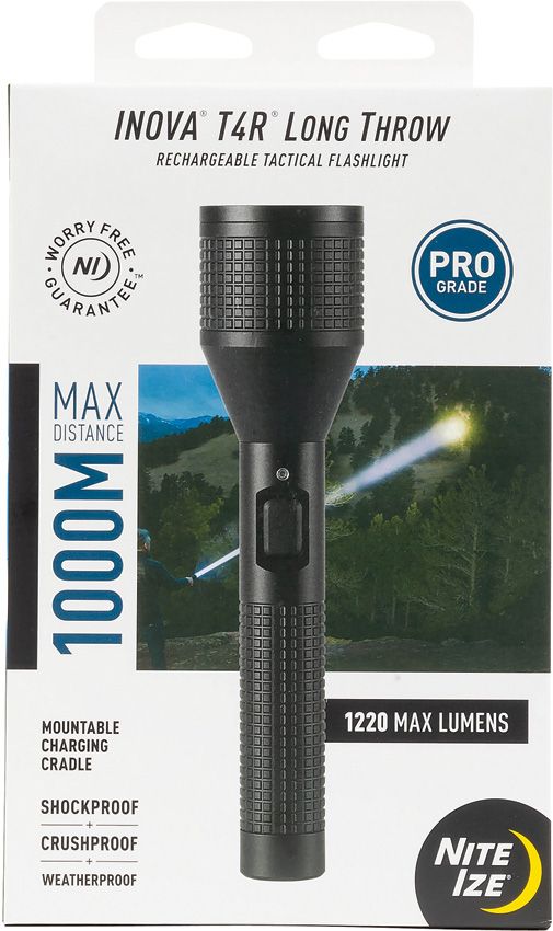 (image for) Nite Ize INOVA® T4R® Long Throw Rechargeable Tactical Flashlight
