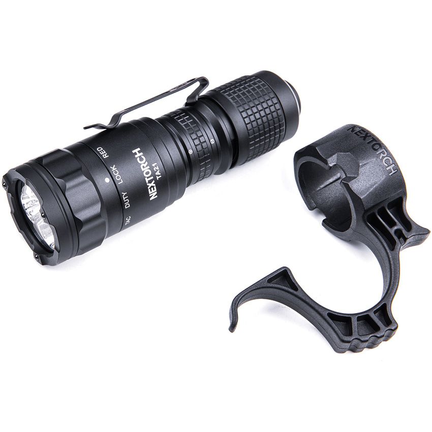 (image for) NEXTORCH TA21 Pocket Carry Tactical Flashlight Set | Red & White Light