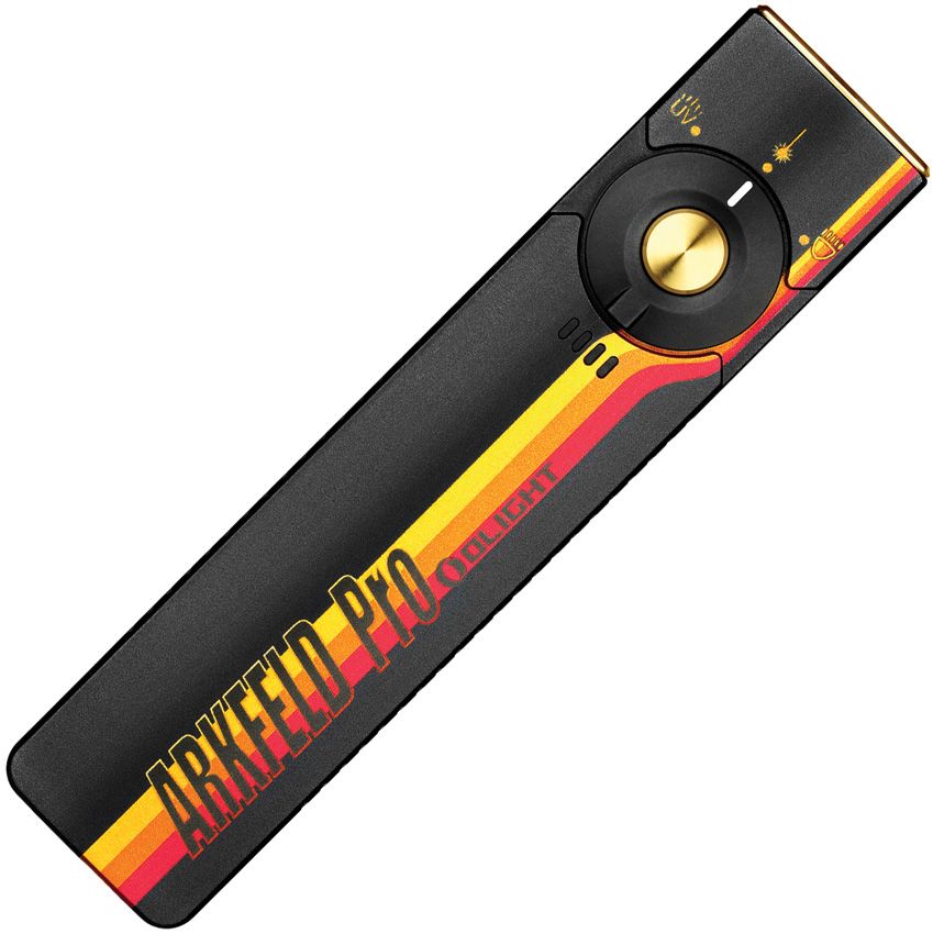(image for) O-Light Arkfeld Pro Flat EDC Flashlight with LED Light UV and Laser