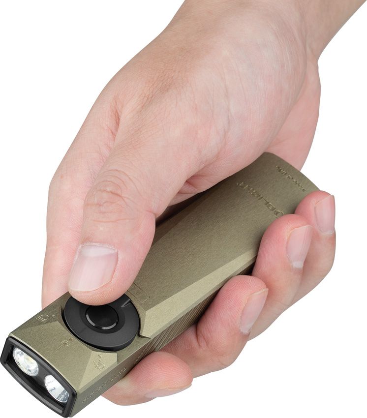 (image for) O-Light ArkPro Series – Flat Unibody EDC Flashlight with Multi-Light Sources Olive