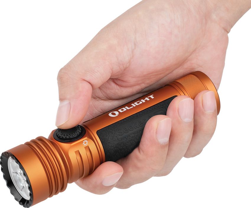 (image for) O-Light Seeker 4 Pro High Power Flashlight Orange