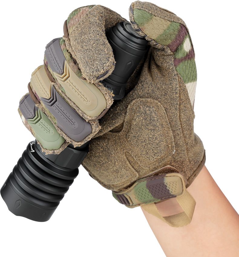 (image for) O-Light Warrior X 4 USB-C and MCC Rechargeable Tactical Flashlight With Holster