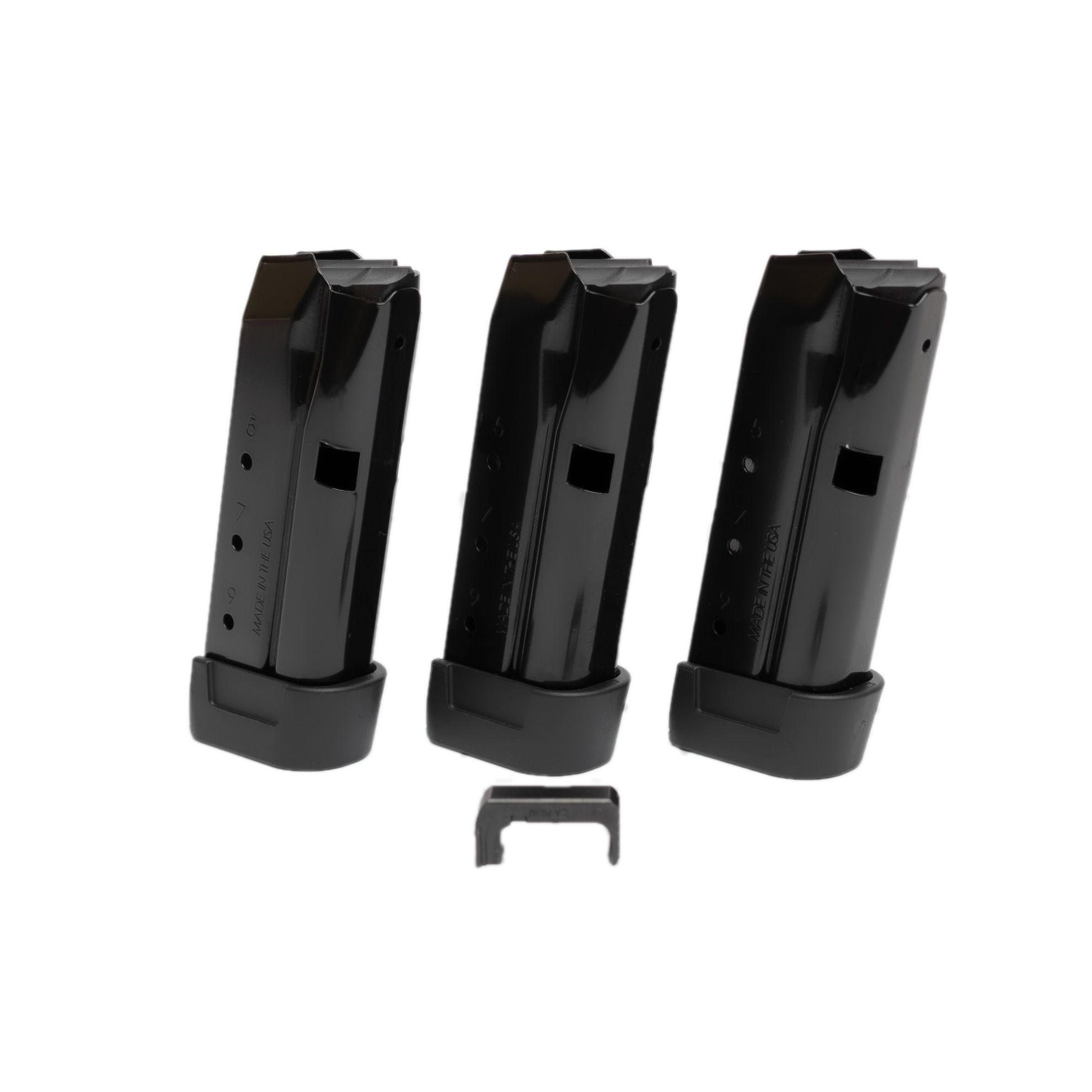 (image for) Shield Arms Z9 Handgun Magazine for Glock 43 Black 9mm Luger 9/rd 3/ct