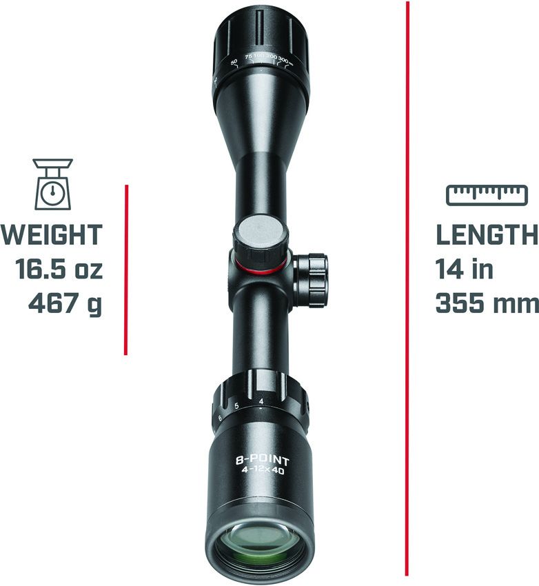 (image for) Simmons 8 Point 4-12x40mm Scope