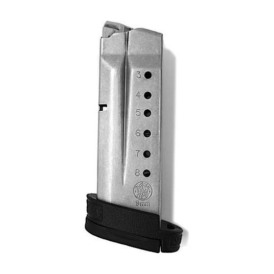 (image for) Smith & Wesson M&P9 Shield Magazine Stainless Steel 9mm Luger 8/rd