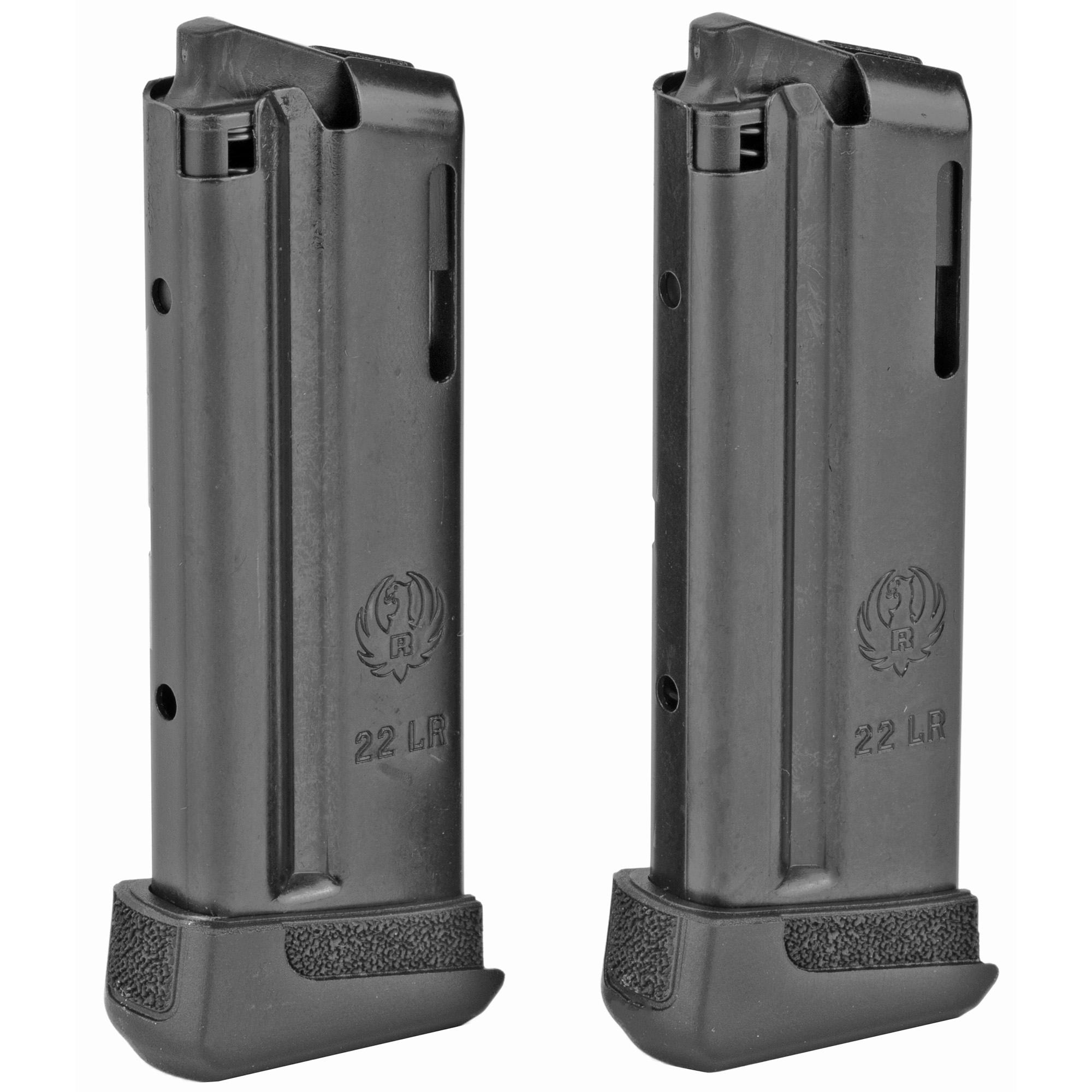 (image for) Ruger LCP II Handgun Magazine Black .22 LR 10/rd 2-pack
