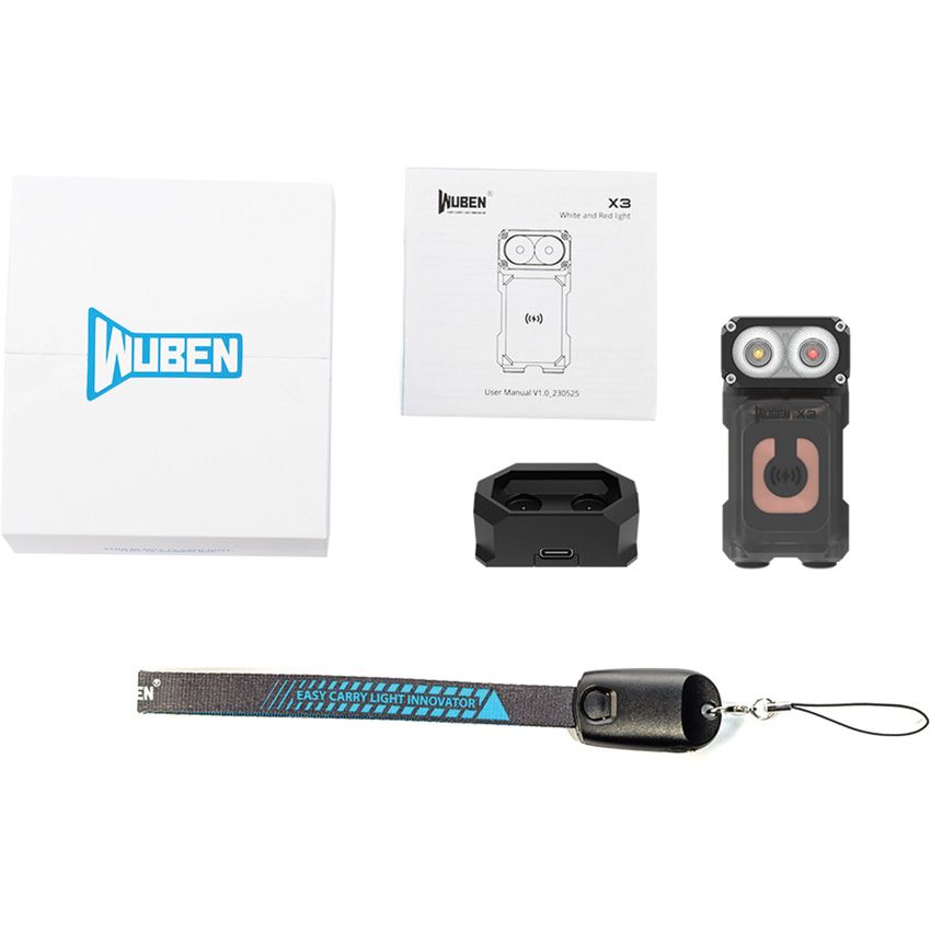 (image for) Wuben Lightok X3 Owl EDC Flashlight（Red and white light）