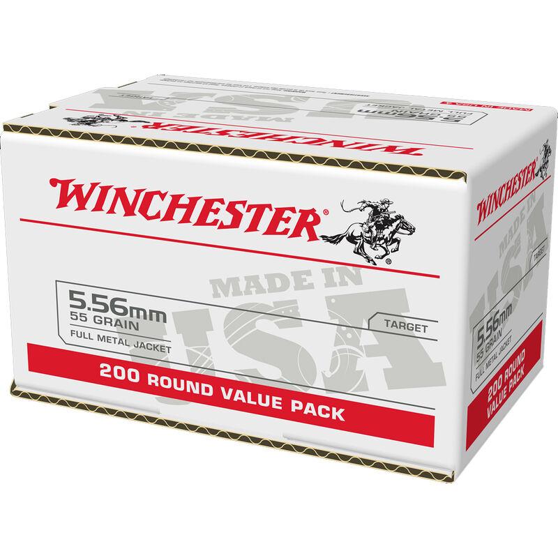 (image for) Winchester USA Lake City M193 Rifle Ammunition 5.56mm 55 gr. FMJ 3240 fps 200/ct
