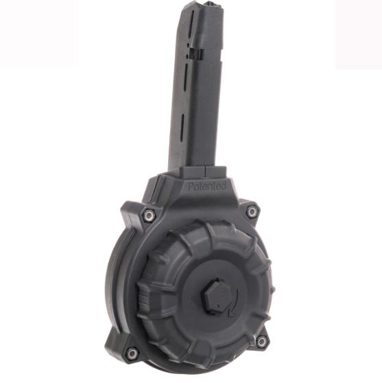 (image for) ProMag Handgun Magazine Drum Black Polymer For Glock 22 / 23 .40 S&W 50/rd