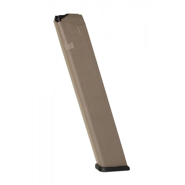 (image for) Promag Glock 17/19/26 Magazine 9mm Flat Dark Earth Polymer 32/rd