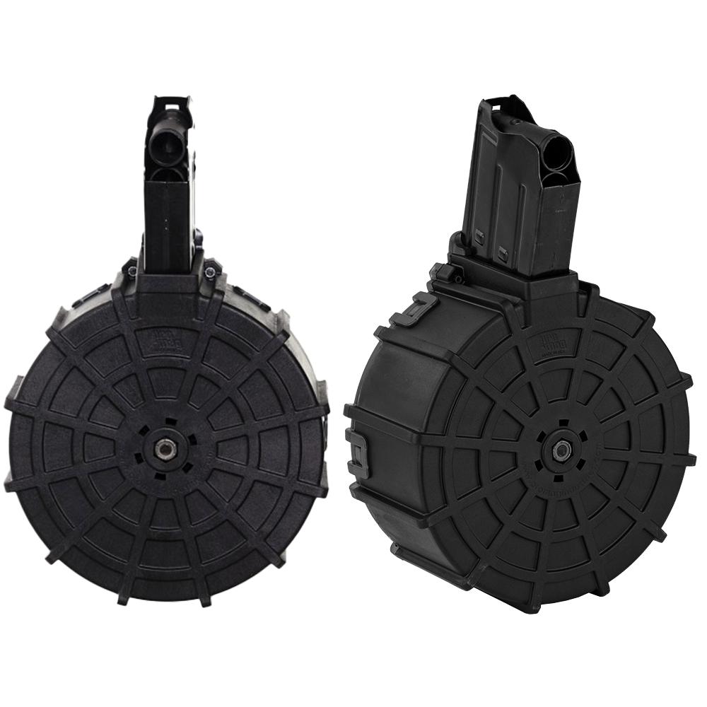 (image for) Promag Akdal MKA 1919 Drum Shotgun Magazine Black Polymer 12 ga 2-3/4" 20/rd