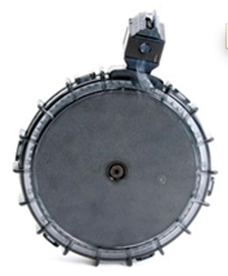 (image for) ProMag Drum Magazine for Ruger 10/22 Charger .22LR 70/rd Smoke Polycarbonate