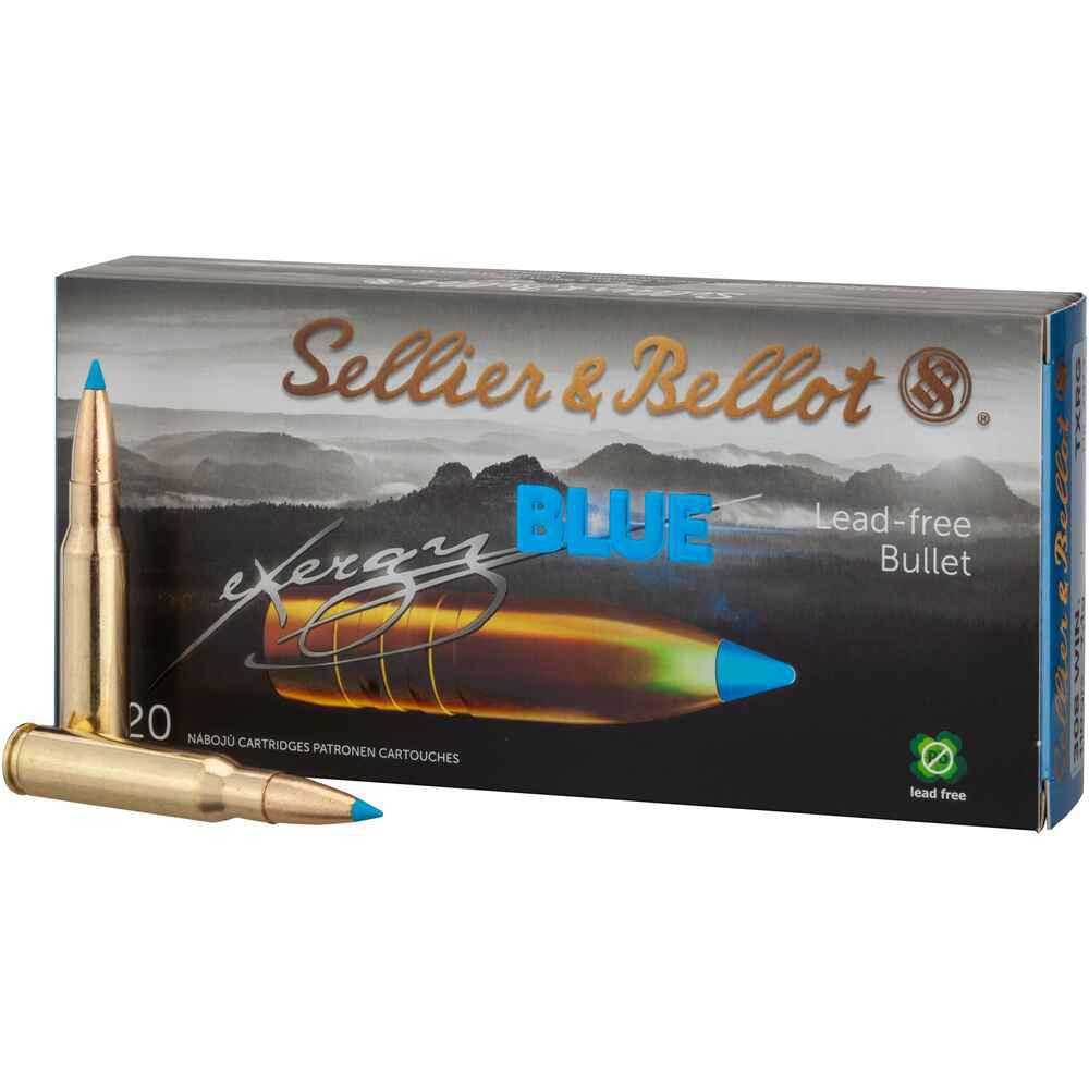 (image for) Sellier & Bellot eXergy Blue Rifle Ammunition .300 Blackout 110gr 2215 fps 20/ct