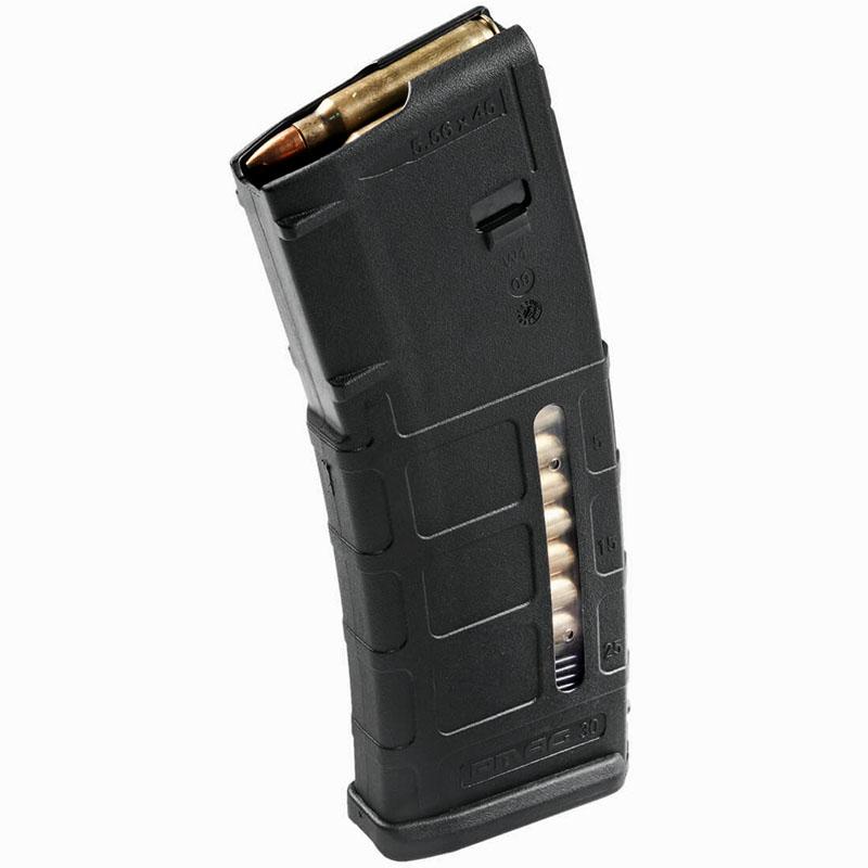 (image for) Magpul PMAG 30 AR/M4 GEN M2 MOE WINDOW Magazine 5.56X45mm NATO 30/rd Black Polymer MAG570-BLK